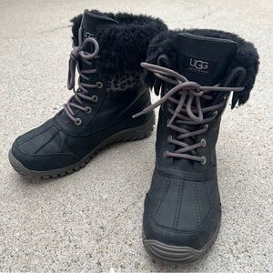 UGG ADIRONDACK II BOOT EXOTIC LEOPARD SNOW BOOTS WATERPROOF Women's Size 8